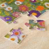 Bloemtuin van Gustav Klimt Legpuzzel (Zijkant)