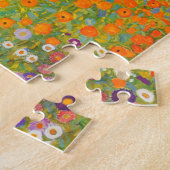 Bloemtuin van Gustav Klimt Legpuzzel (Zijkant)