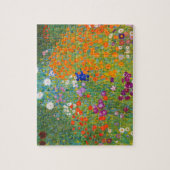 Bloemtuin van Gustav Klimt Legpuzzel (Verticaal)
