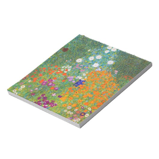 Bloemtuin van Gustav Klimt Notitieblok (Linkerzijde)
