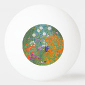 Bloemtuin van Gustav Klimt Pingpongbal (Voorkant)