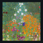 Bloemtuin van Gustav Klimt Poster<br><div class="desc">Mooie schilderij van Gustav Klimt van een bloemtuin. Verschillende kleuren van unieke bloemen in de tuin passen perfect bij onze producten en cadeauideeën. Ontdek meer verwante producten met dit schilderij van Klimt door onze winkel te bezoeken.</div>