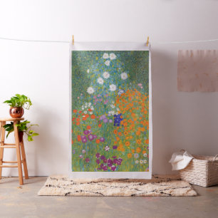 Bloemtuin van Gustav Klimt Stof