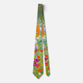 Bloemtuin van Gustav Klimt Stropdas (Voorkant)