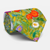 Bloemtuin van Gustav Klimt Stropdas (Opgerold)