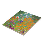 Bloemtuin van Gustav Klimt Tegeltje (Zijkant)