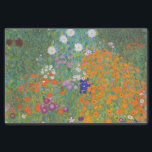 Bloemtuin van Gustav Klimt Tissuepapier<br><div class="desc">Een prachtig kleurrijk schilderij van een bloemtuin van Gustav Klimt. Verbluffende variaties in kleuren en mooie bloemen passen gewoon mooi op allerlei prachtige producten en cadeauideeën.</div>
