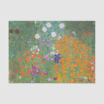 Bloemtuin van Gustav Klimt Tissuepapier<br><div class="desc">Een prachtig kleurrijk schilderij van een bloemtuin van Gustav Klimt. Verbluffende variaties in kleuren en mooie bloemen passen gewoon mooi op allerlei prachtige producten en cadeauideeën.</div>