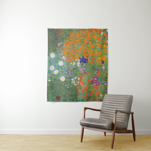 Bloemtuin van Gustav Klimt Wandkleed (In situ)