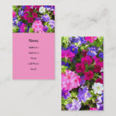 bloemtuin visitekaartje (Voorkant / Achterkant)