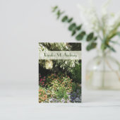 bloemtuin visitekaartje (Staand voorkant)