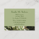 bloemtuin visitekaartje (Achterkant)