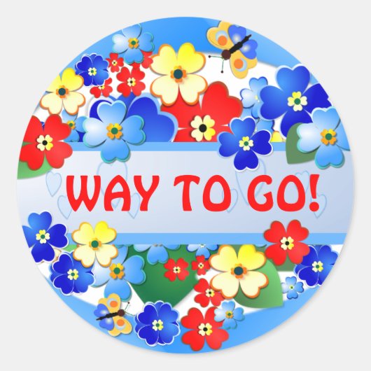 Bloemtuinbouw ~ Sticker (Voorkant)