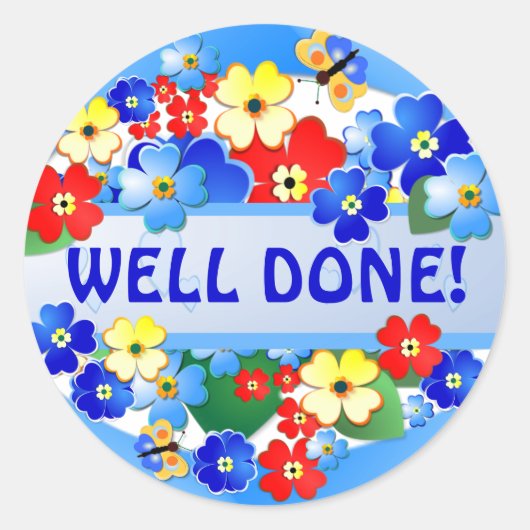 Bloemtuinbouw ~ Sticker (Voorkant)