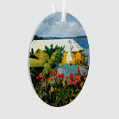 Bloemtuinen en Bungalow van Winslow Homer, Ornament (voorkant)