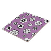 Bloemtuinen in Wilde Orchid Tegeltje (Zijkant)