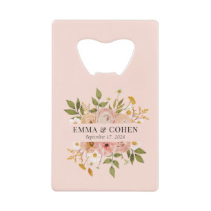  bloemtuinen voor bruiloft creditkaart flessenopener