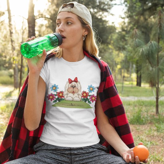 Bloemtuinhond T-shirt