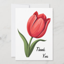 bloemtulp bedankkaart