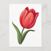 bloemtulp briefkaart (Voorkant)