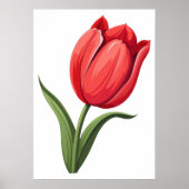 bloemtulp poster (Voorkant)