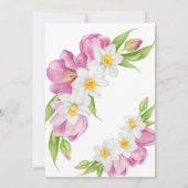 bloemtulp | VRIJGEZELLENFEEST Kaart (Achterkant)