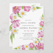 bloemtulp | VRIJGEZELLENFEEST Kaart (Voorkant / Achterkant)