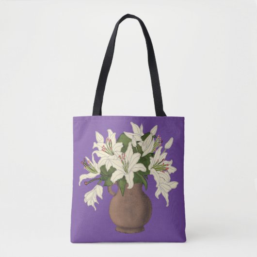 Bloemvaas Tote Bag (Voorkant)