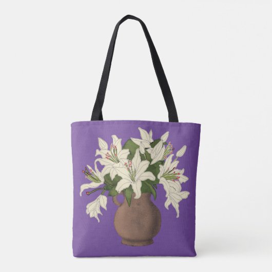 Bloemvaas Tote Bag (Achterkant)
