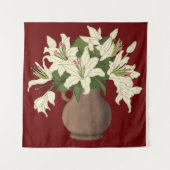Bloemvaas Wandkleed (Voorkant)