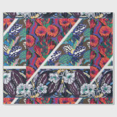  bloemvarianten Quatre Vingt Six Motifs Cadeaupapier (Vlak)