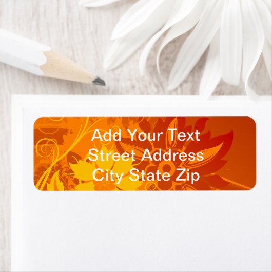 Bloemvectoren Etiket (Insitu)