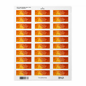 Bloemvectoren Etiket (Full Sheet)