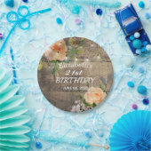 Bloemveer van de Partij van de Dagen Rustic het Ko Papieren Bordje (Feest)