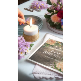 Bloemveer van de Partij van de Dagen Rustic het Ko Servet