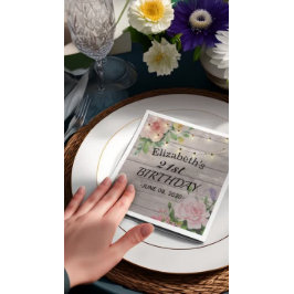 Bloemveer van de Partij van de Dagen Rustic het Ko Servet