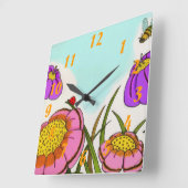 Bloemveer Vierkante Klok (Hoek)