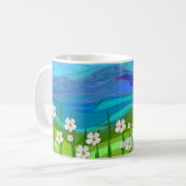 Bloemveld Koffiemok (Voorkant links)