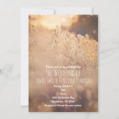 Bloemveld Landelijke Trouwkaarten Kaart (Voorkant)