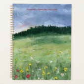 Bloemveld Landschap Spiraal Planner (Voorkant)