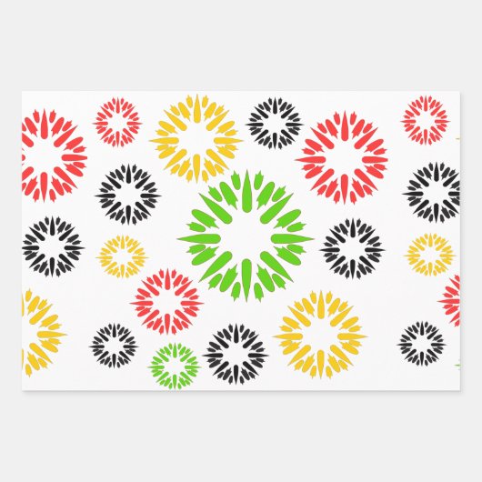 bloemveldpakpapier inpakpapier vel (Voorkant 3)