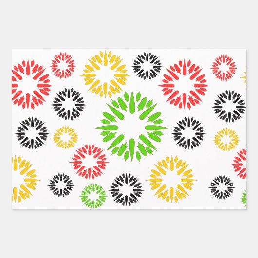 bloemveldpakpapier inpakpapier vel (Voorkant)