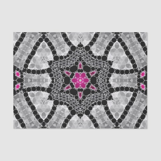 Bloemventilator Abstract Tissuepapier (Voorkant)