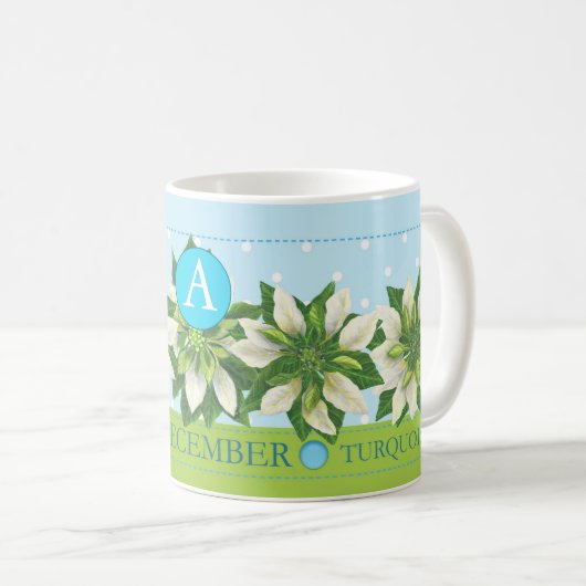 Bloemventilator en Gem December - klassieke Mok (Voorkant rechts)