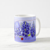 Bloemventilator en Gem Juli Klassieke Mok (Voorkant rechts)