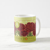 Bloemventilator en Gem November Klassieke Mok (Voorkant rechts)