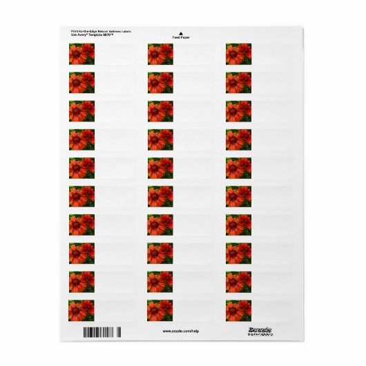 Bloemventilator Etiket (Full Sheet)