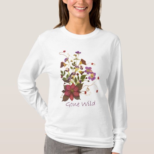 Bloemventilatortank - Clematis T-shirt (Voorkant)