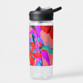 bloemverfroze waterfles (Links)