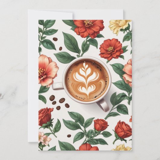 Bloemverjaardag brunch uitnodiging (Voorkant)